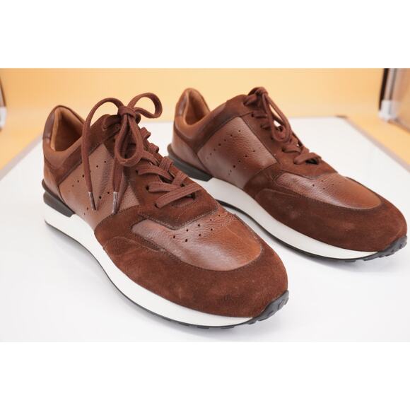 Allen Edmonds Emmett Brown Snuff Leather Lace up Casual SneakerSZ 11.5 New low main image 11
